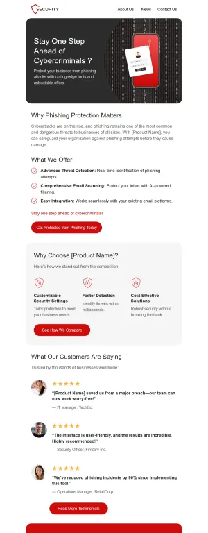 Cold email template for the SaaS industry