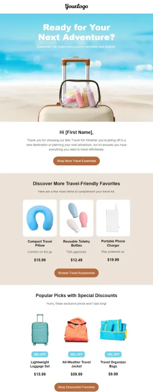 Follow-up email template for the E-commerce industry
