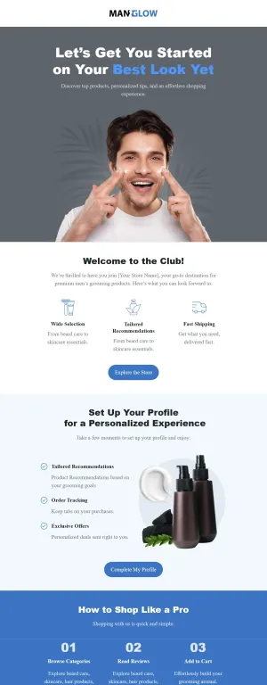 Onboarding template for the E-commerce industry