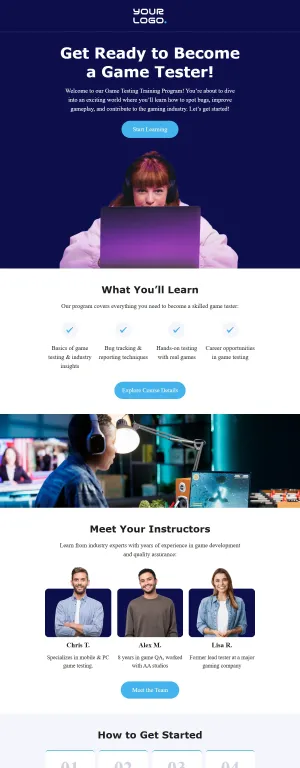 Onboarding template for the Gaming industry 