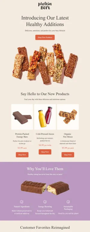 Product launch template for the E-commerce industry