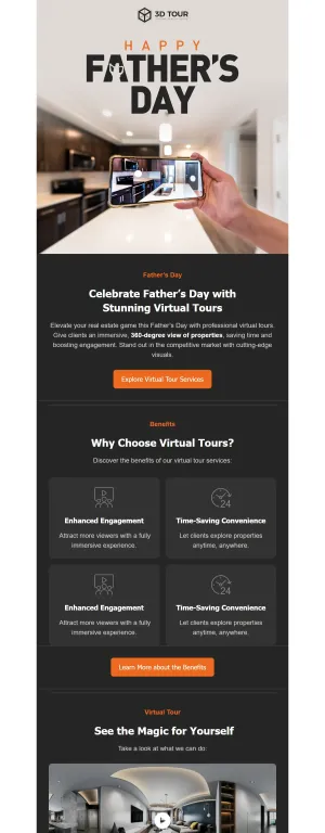 Father's Day template for the Photographer/Videographer Services industry