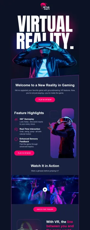 Product feature announcement template for the Gaming industry