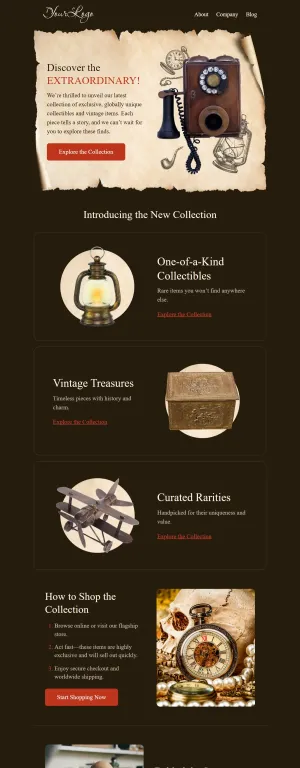 Product launch template for the E-commerce industry