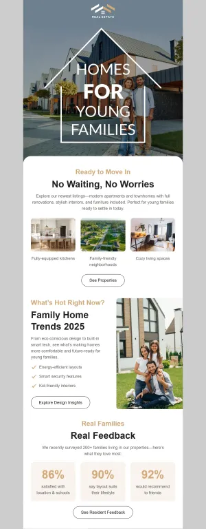 Real Estate newsletter template