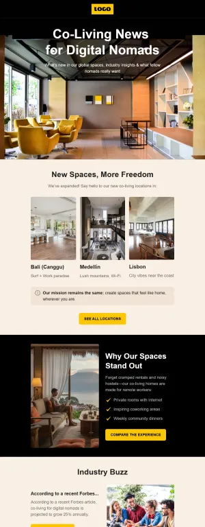 Real Estate newsletter template