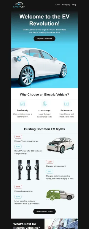 Automotive newsletter template