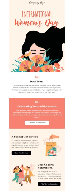 International Women's Day template